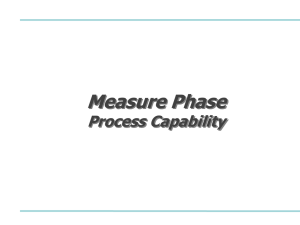 Measure - Process Capability