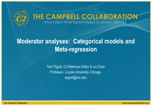 Random effects meta-regression