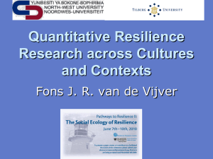 Part A - The Resilience Research Centre