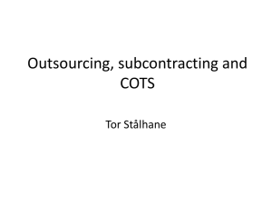 Outsourcing,subcontr..
