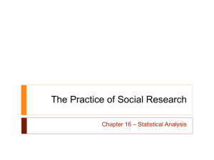 The Practice of Social Research