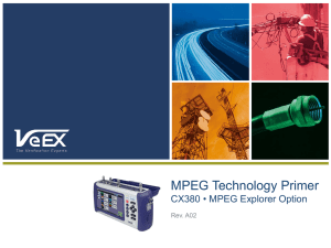 MPEG-2 Profiles - emitec industrial