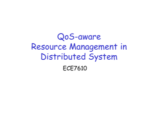 QoS-aware Resource Management