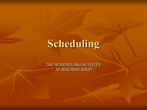 05_The Scheduling Activity At Machine Shop_2011