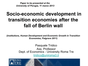 Institutions, Human Development and Economic Growth