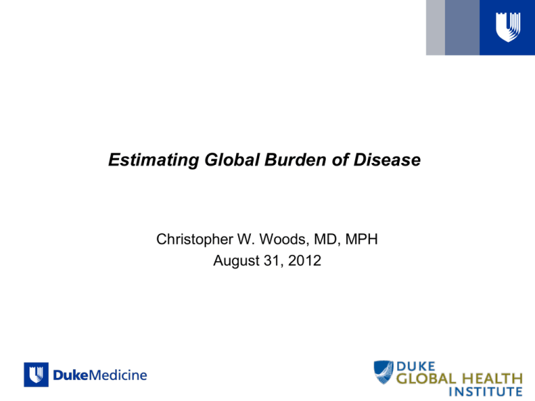 Global Burden Of Disease Talk 2012