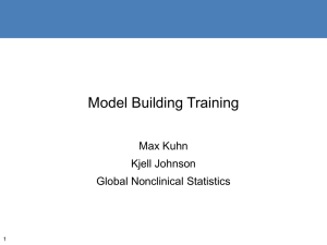 An Introduction to Multivariate Modeling Techniques