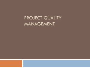 Bab 8 Project Quality Management