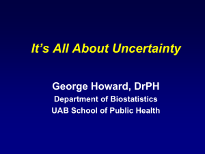 It`s all about Uncertainty