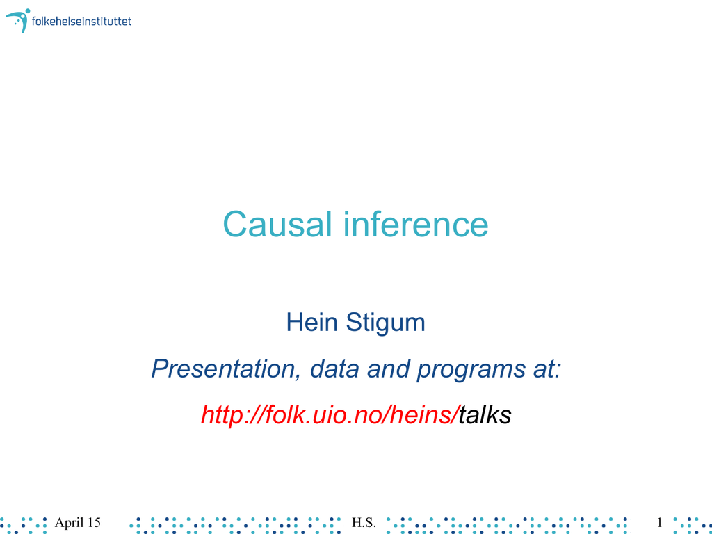 causal inference definition and examples