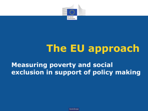 The EU Approach - Poverty Summer School