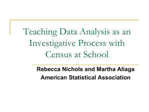 Statistics 321 - American Statistical Association