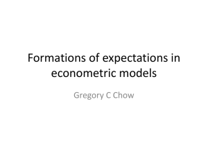 Two papers on adaptive v. rational expectations