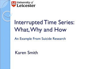 Interrupted Time Series: What, Why and How