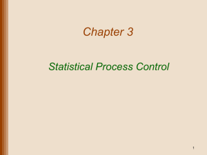 Statistical Process Control