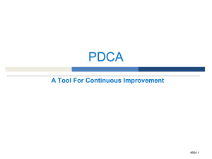 PDCA - Free Six Sigma