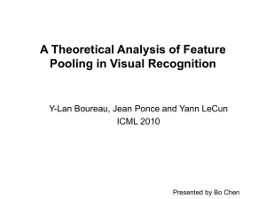 A Theoretical Analysis of Feature Pooling in Visual Recognition