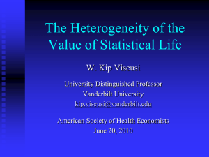 The Heterogeneity of the Value of Statistical Life