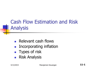 CHAPTER 12 Cash Flow Estimation