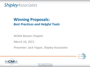 The Proposal Manager`s Toolkit: Winning Tools and Best Practices