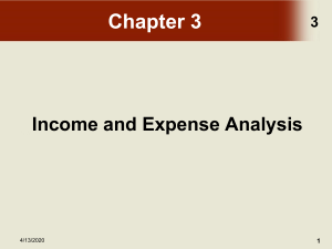 reconstructed operating income statement