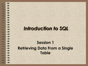 SQL IN SAS 1