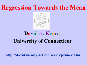 Regression Toward the Mean