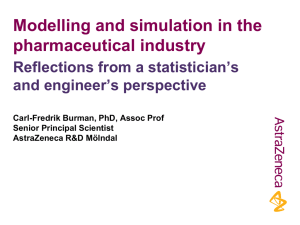 Modelling and simulation in the pharmaceutical industry