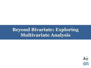 Exploring Multivariate Analysis