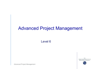 Advanced Project Management-ppts