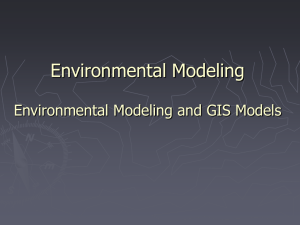 Environmental modeling and GIS models
