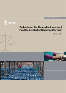 Positive external evaluation of Norfund