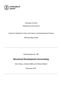 Structural Development Accounting