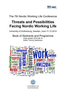 here - Nordic Work Life Conference 2014