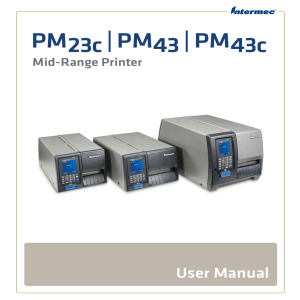 PM23c, PM43, and PM43c Mid-Range Printer User Manual