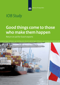 IOB Study Good things come to those who make them happen