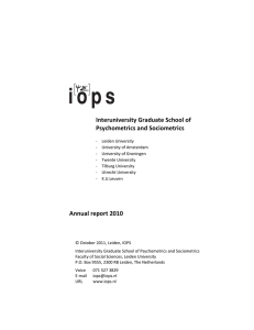 IOPS Annual report 2010