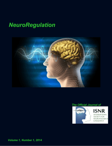 NeuroRegulation - International Society for Neurofeedback and