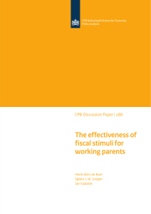 The effectiveness of fiscal stimuli for working parents
