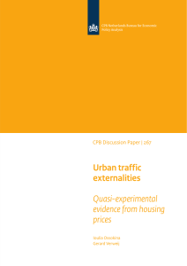 Urban traffic externalities Quasi