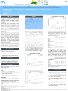 Co-administration of ritonavir-boosted protease inhibitors and rate of