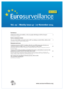 Vol. 19 | Weekly issue 47 | 27 November 2014