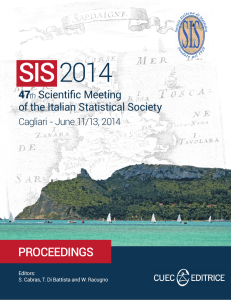 PROCEEDINGS - SIS Scientific Meeting 2014