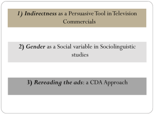 Indirectness as a persuasive tool in advertising