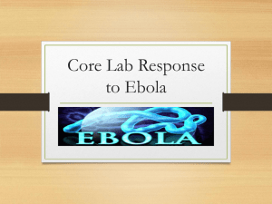 Micro Lab for Ebola