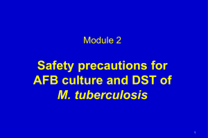 safety - TB CARE I