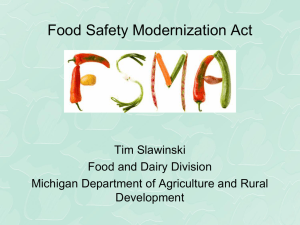 Power point - Michigan Potato Industry Commission