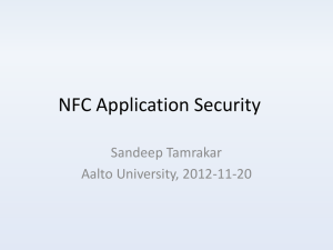 NFC Application Security