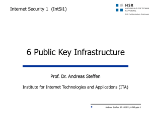 Public Key Infrastructure