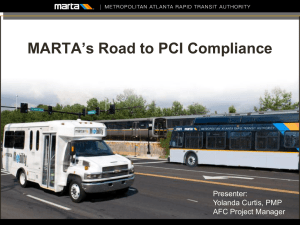 MARTA`s Road to PCI Compliance